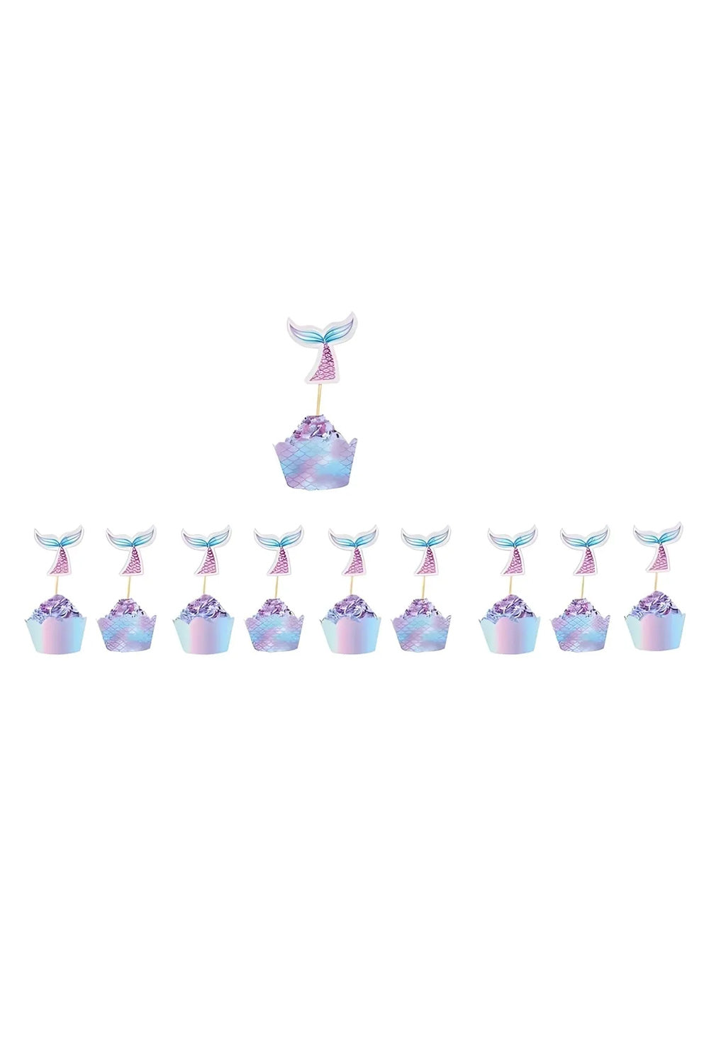 Pembe Deniz Kızı Kuyruğu 10'lu Kürdan Set