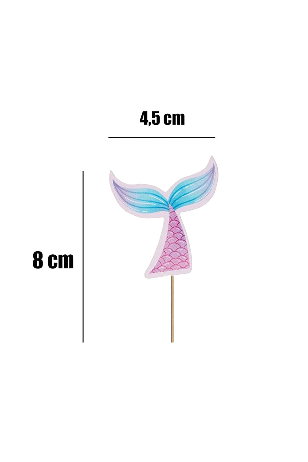 Pembe Deniz Kızı Kuyruğu 10'lu Kürdan Set