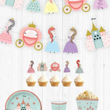 Multicolored 5-Piece Princess Castle Party Set