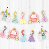 Multicolored 5-Piece Princess Castle Party Set