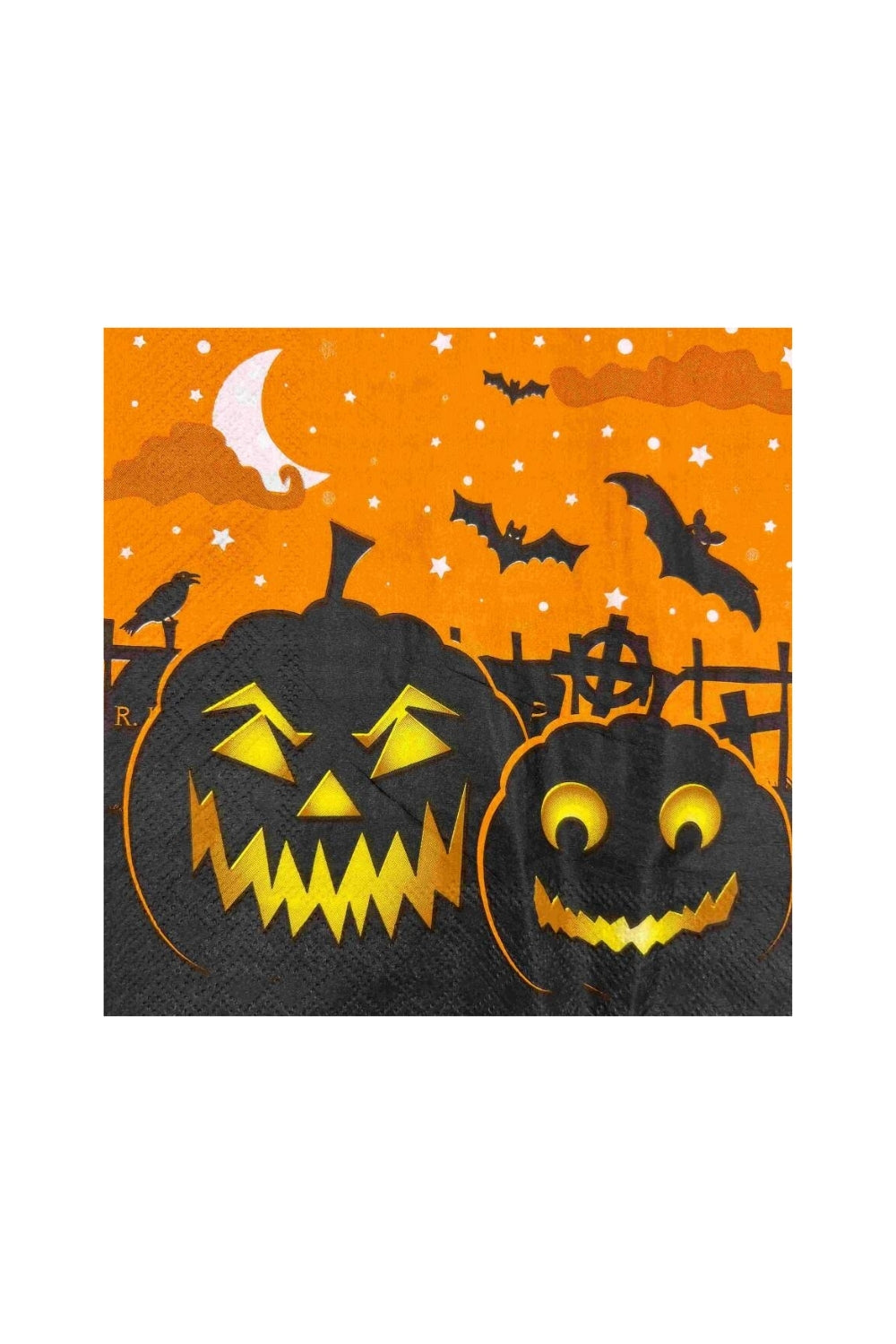 Turuncu Halloween Temalı Peçete