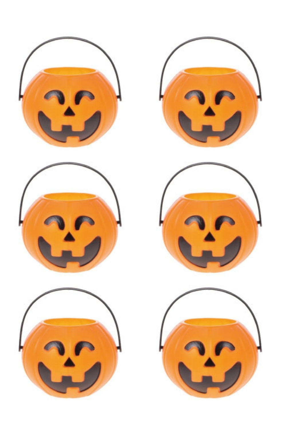 Turuncu Bal Kabağı Figür 6'lı Halloween Parti Mumluğu