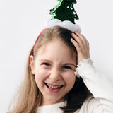 Yeşil Pullu Çam Ağacı Kız Çocuk Taç