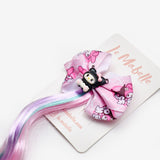 Pembe  Kuromi Figürlü Kız Çocuk Saçlı Klips Toka