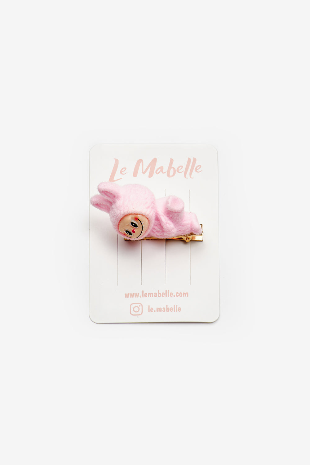 Pembe Oyuncak Figürlü Kız Çocuk Klips Toka