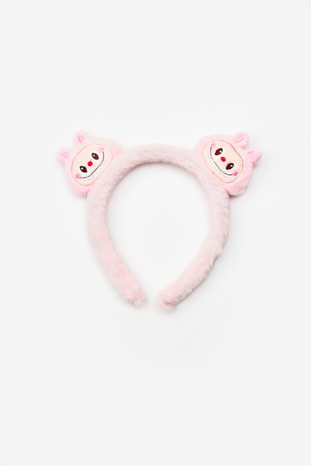 Pembe Oyuncak Figürlü Kız Çocuk Peluş Taç