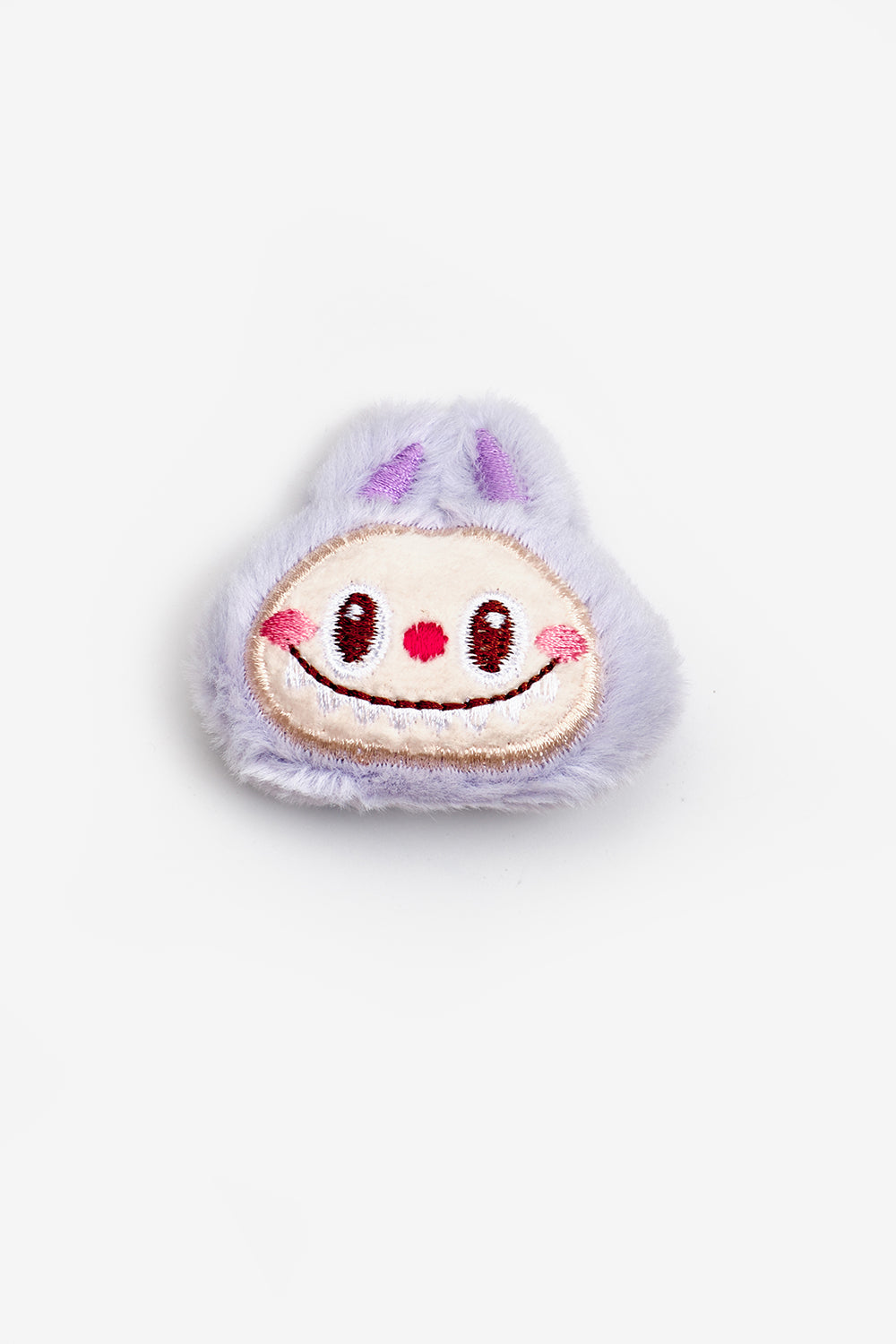Lila Peluş Oyuncak Figürlü Kız Çocuk Klips Toka
