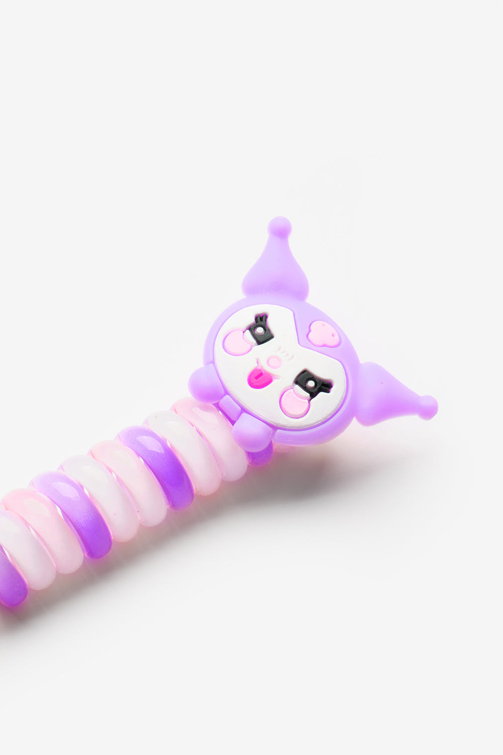 Lila Kuromi Figürlü Kız Çocuk Makarna Toka