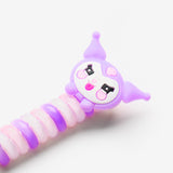 Lila Kuromi Figürlü Kız Çocuk Makarna Toka