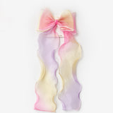 Sarı  Sallantılı Kurdele Fiyonk Kız Çocuk Toka