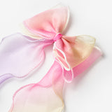 Sarı  Sallantılı Kurdele Fiyonk Kız Çocuk Toka