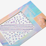 Pembe Kalp Temalı Kız Çocuk Yüz ve Tırnak Sticker