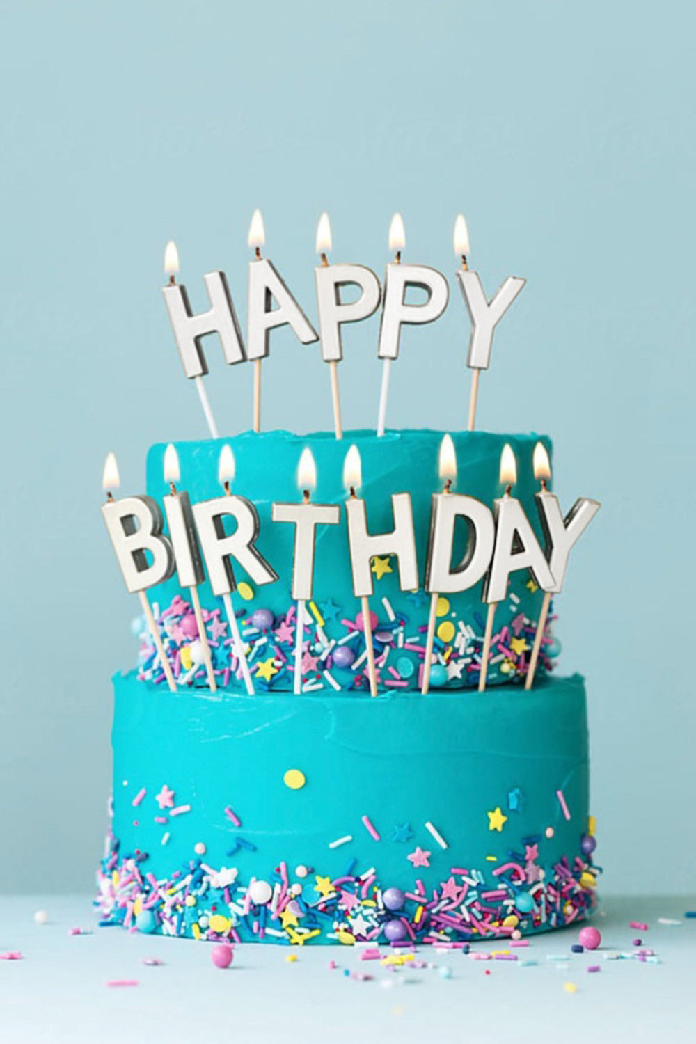 Gümüş Happy Birthday Mum Set