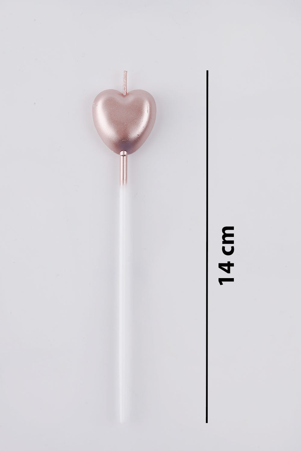 Rose 4'lü Kalp Mum