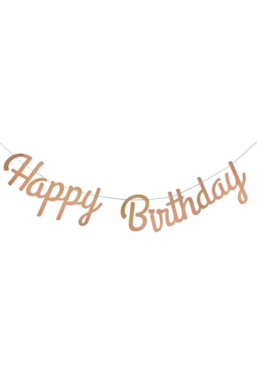Rose Happy Birthday Banner