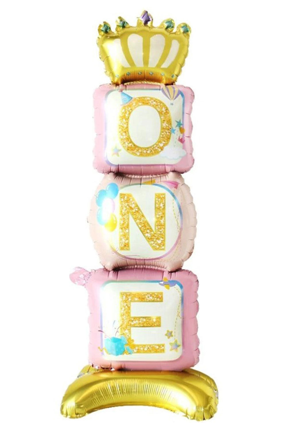 Beyaz Ayaklı One Balon Set