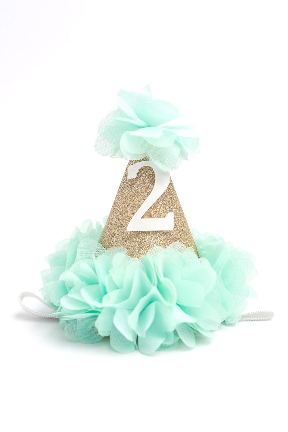 Mint 2 Yaş Huni Doğum Günü Tacı