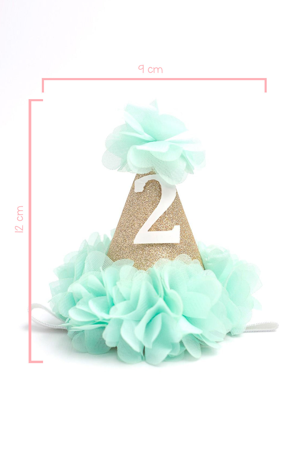 Mint 2 Yaş Huni Doğum Günü Tacı