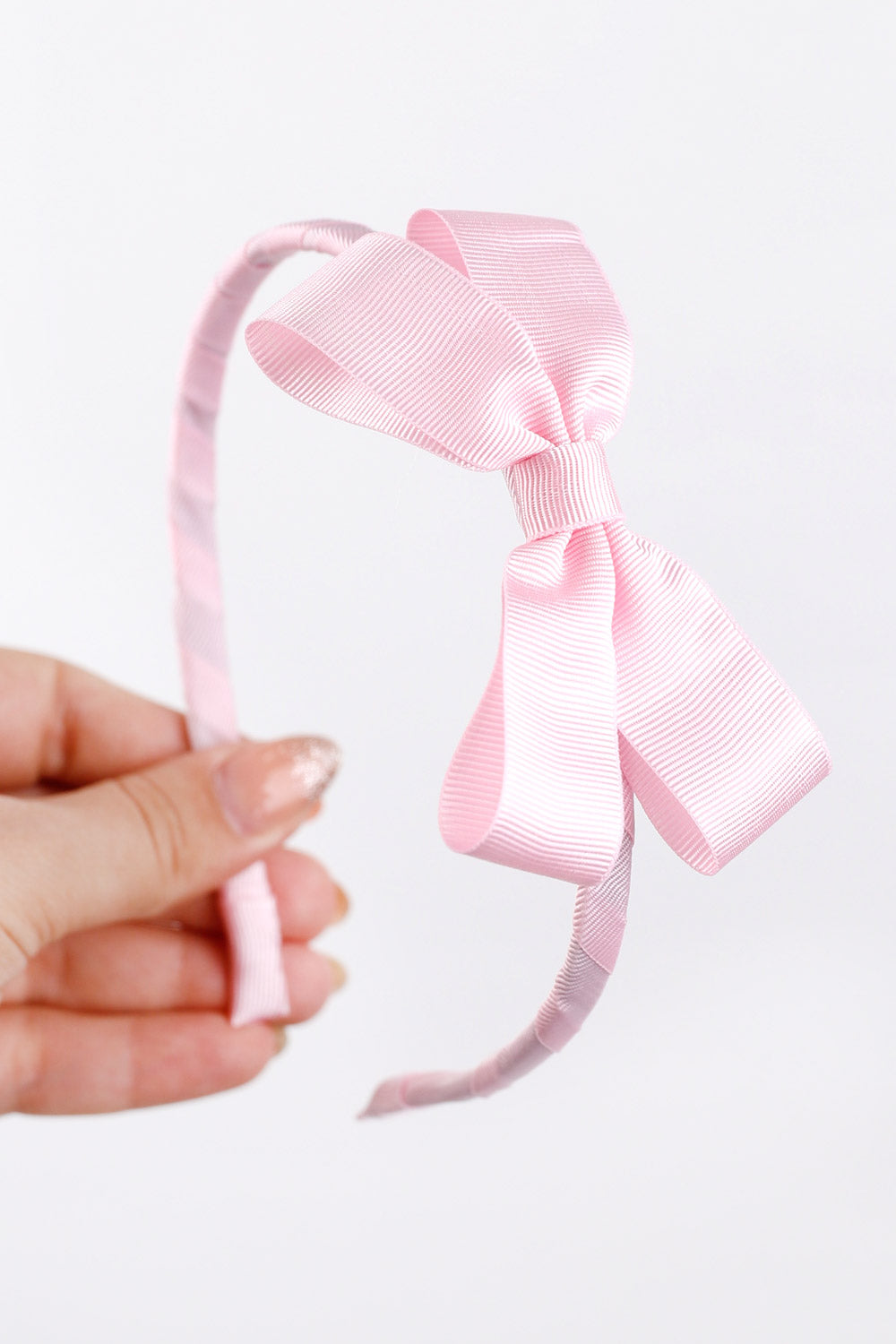 Pembe Fiyonk Detaylı Kız Çocuk Taç