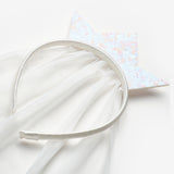 White Tulle Detailed Queen Figured Girl's Crown