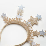 Gold Star Happy Birthday Girls' Crown