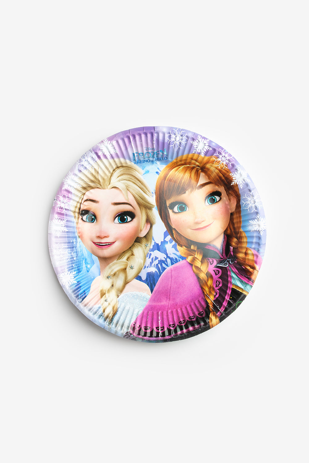 Çok Renkli Elsa Temalı 8'li Tabak Bardak Set