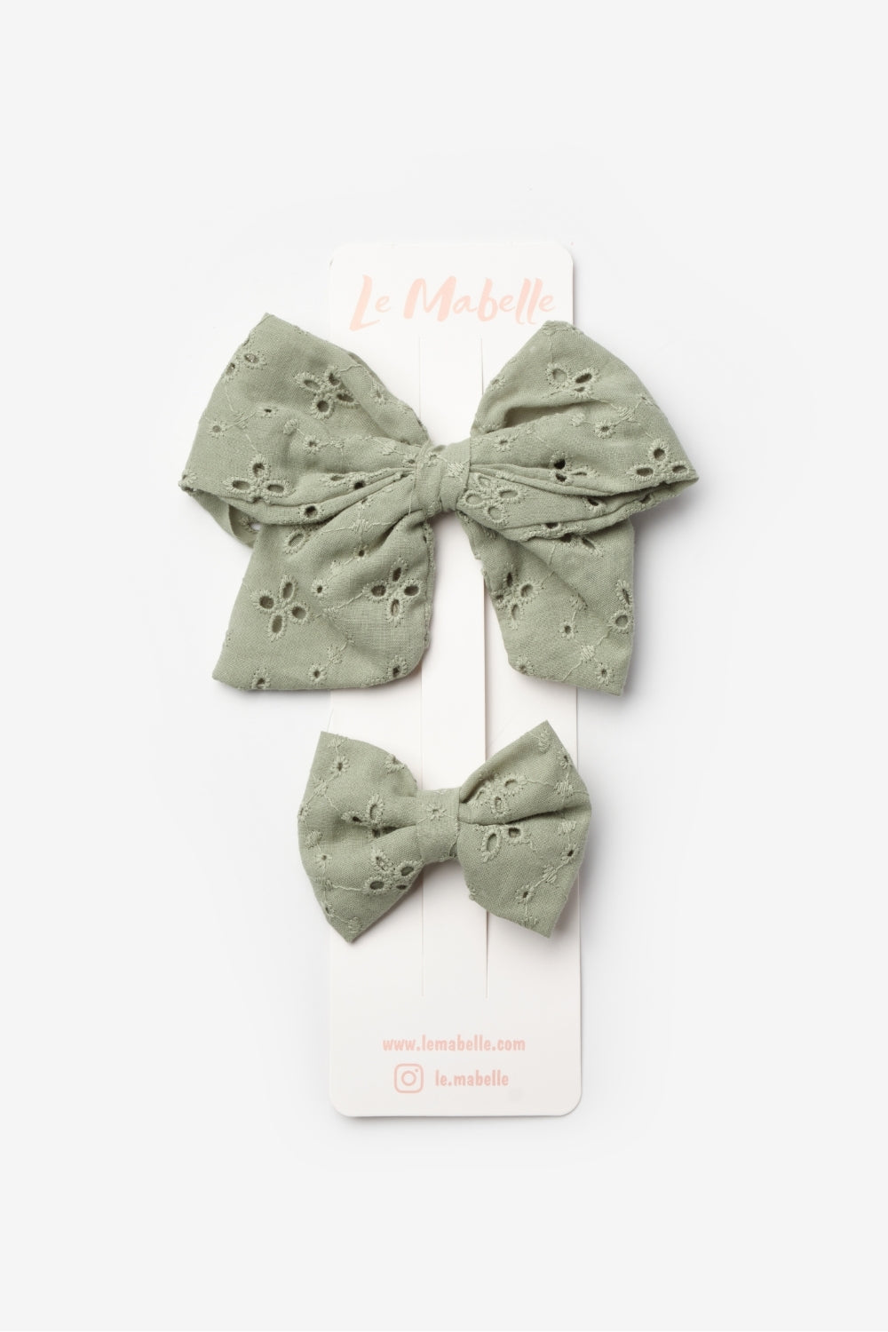 Mint Fisto Fiyonk Anne Kız Toka Set