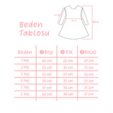 Bordo  Vintage Kız Çocuk Elbise - Silvia