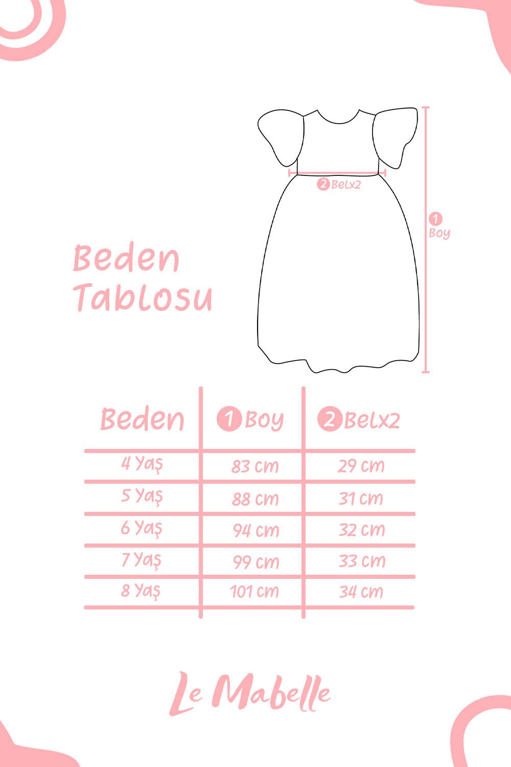 Pembe Yıldızlı Tül Etekli Kız Çocuk Elbise - Elsa