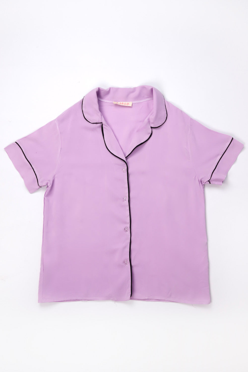 Lila Biyeli Kadın Pijama Takımı