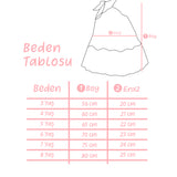 Pembe Tek Omuzlu Fiyonklu Kız Çocuk Tül Elbise - Orlene