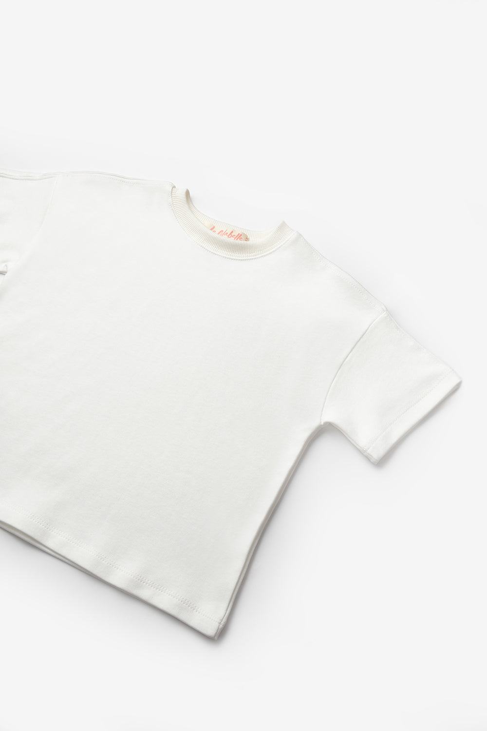 Ekru Oversize Çocuk Tişört