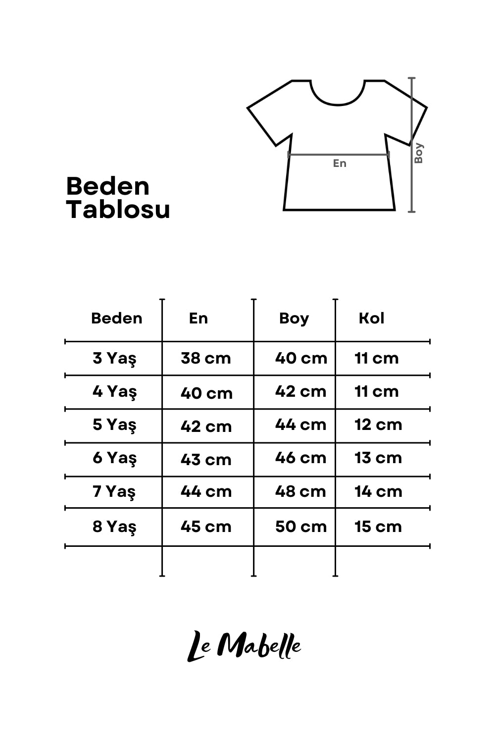 Ekru Oversize Kız Çocuk Tişört
