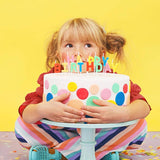 Multicolor Happy Birthday Candle