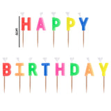 Multicolor Happy Birthday Candle