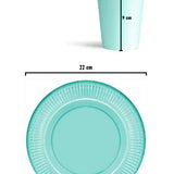 Mint  8'li Tabak Bardak Set