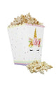 White Unicorn Detailed 8-Pack Corn Box