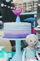Multicolor Mermaid Tail Candle