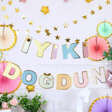 Çok Renkli  Pastel  İyi Ki Doğdun Banner
