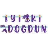 Lila  Deniz Kızı Temalı İyi ki Doğdun Banner