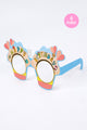 6-Pack Party Glasses with Pink Heart Details