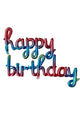 Lilac Shades Script Happy Birthday Balloon