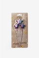 Lilac 3-Pack Star Candles 
