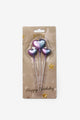 Lilac 3-Piece Heart Candle