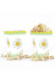 White Daisy Themed 8-Pack Corn Box