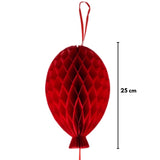 Kırmızı  Petek Balon Parti Süsü