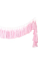 Pembe  Püskül Dekor Parti Süsü