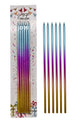 Multicolor Rainbow Shades Long Party Candle