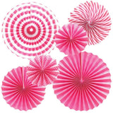 Pembe  Yuvarlak Dekoratif Parti Süsü