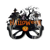 Siyah  Halloween Temalı Parti Gözlüğü